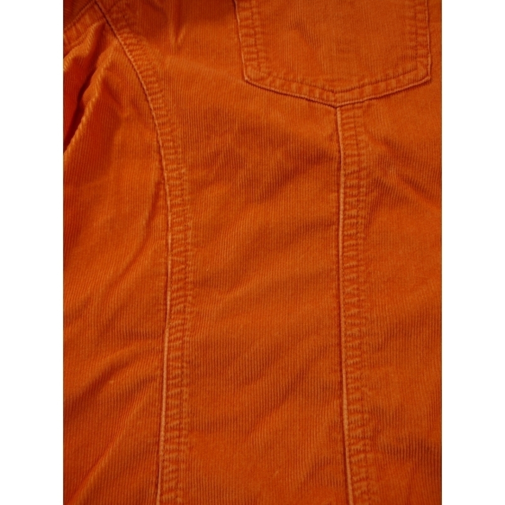 Casual Corner Annex orange corduroy jacket - Picture 9 of 10